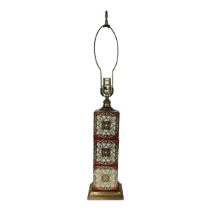 Mid 20th C. Stacked Tea Can Lamp