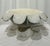 Mid 20th Century Folk Art Scalloped Concrete Pedestal Planter / Garden Urn For Sale - Image 9 of 13