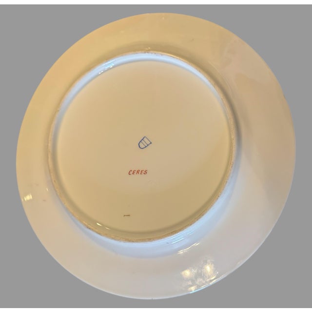Antique Victorian Royal Vienna Porcelain Gilt Decorated Scenic Plate Ceres For Sale - Image 6 of 6