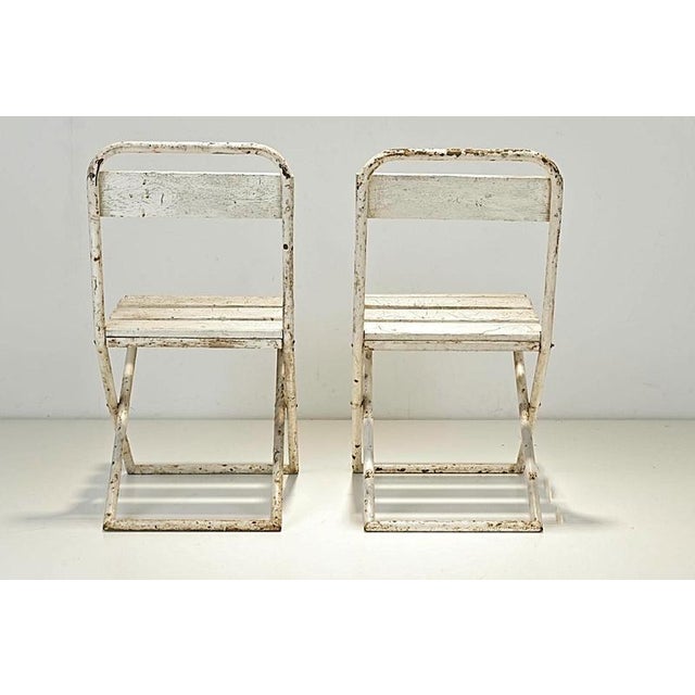Garden Chairs in Metal by Erich Dieckmann, Germany, 1930, Set of 2 For Sale - Image 3 of 12