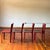Postmodern Frag Italian Postmodern Red Leather Dining Chairs For Sale - Image 3 of 10