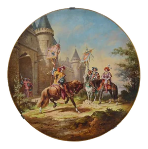Painting on Porcelain by H. Desprez