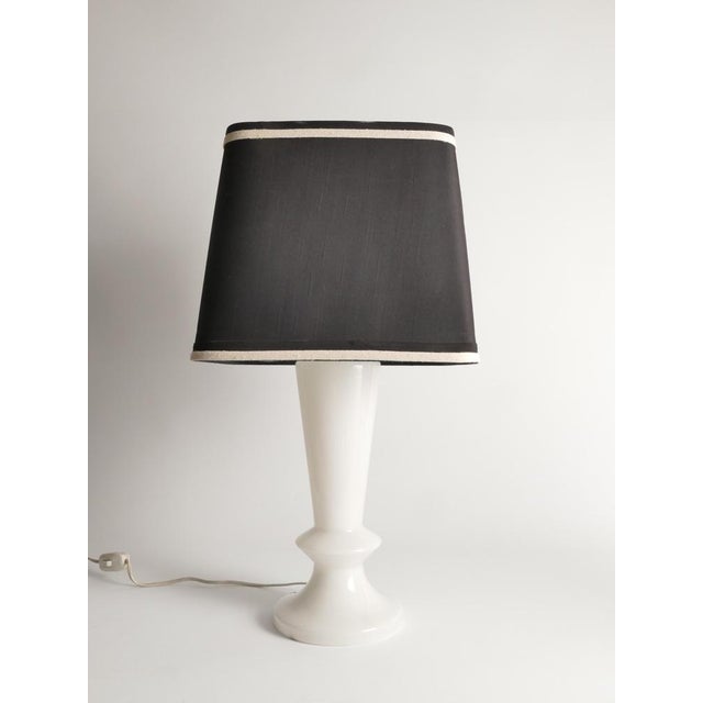 Mid-Century Modern Opaline Glass Table Lamp, Sweden, 1960s For Sale - Image 3 of 8