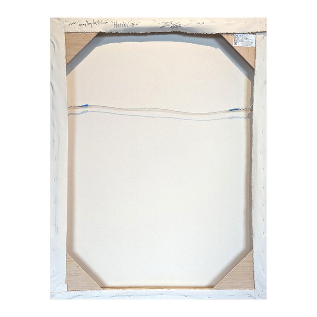 Tommy Taylor "Hostel #2" Contemporary Neutral Toned Realistic Close Up of Mattress Springs, 2023 For Sale - Image 9 of 9