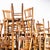 Farmhouse French Dark Oak Dining Chairs, 1940s, Set of 6 For Sale - Image 6 of 13