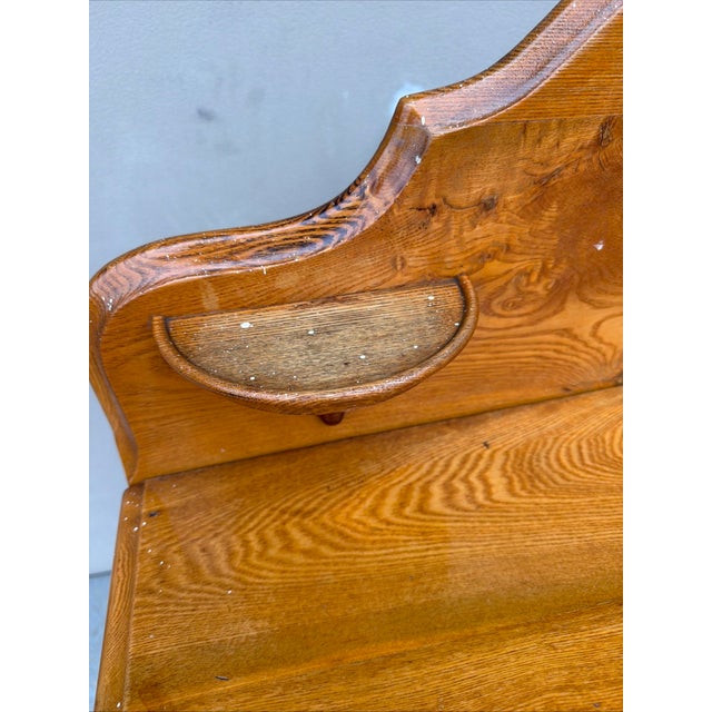 Antique Victorian Chestnut and Walnut Washstand, Lebanon County Pa, Circa 1870 For Sale - Image 14 of 17