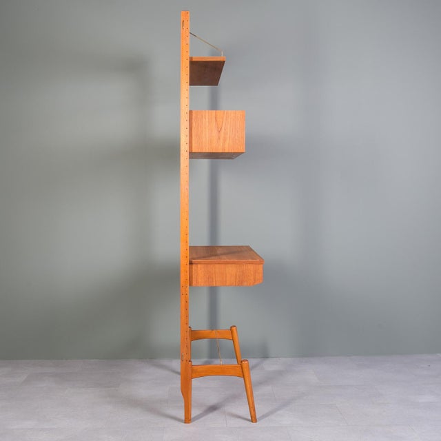 Modular Wall Unit in Teak from Brodrene Jatog Mobelfabrik, 1960s For Sale - Image 11 of 15