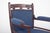 English Ladys Chair in Blue Upholstery For Sale - Image 10 of 15