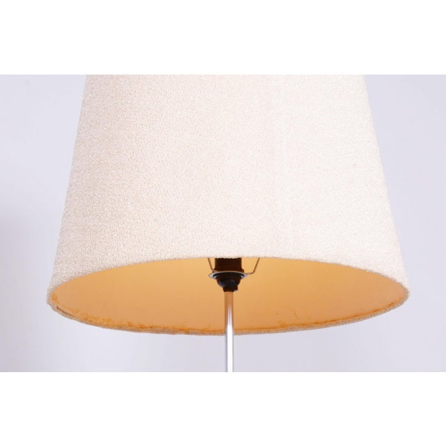 Mid-Century Floor Lamp in Rosewood & Chrome-Plated Steel, Czechia, 1960s For Sale - Image 4 of 6