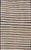 Measures: 3'2 x 9'9 Vintage Turkish Kilim Runner Brown Stripe Ivory Neutral Wool Flatweave. Keivan Woven Arts /...