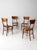 Brown Antique Crocker Bentwood Dining Chairs Set 4 For Sale - Image 8 of 16