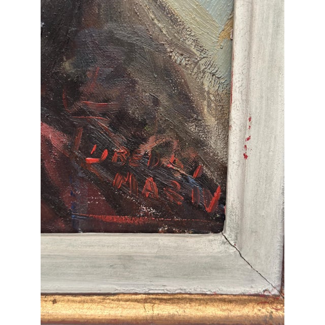 Meriv, Portrait, 1960s, Oil on Canvas, Framed For Sale - Image 7 of 18