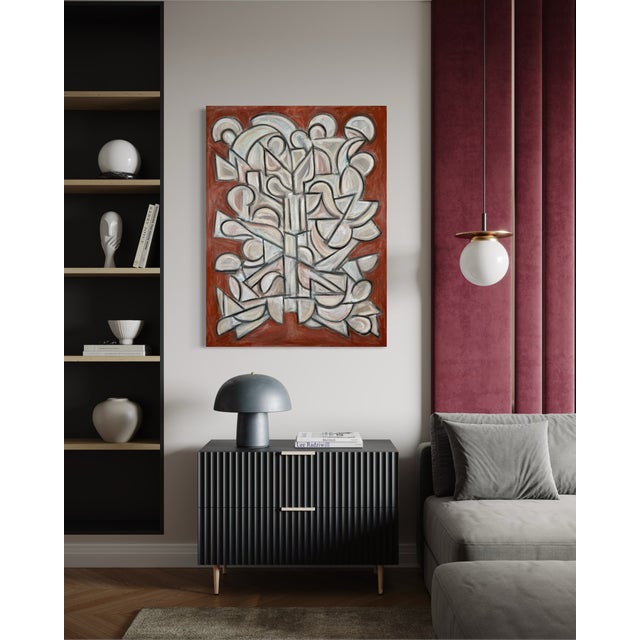 "The Catalyst" Harrison Gilman Contemporary Abstract Oil Painting For Sale - Image 9 of 9