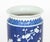 Chinese Blue and White Porcelain Umbrella Stand, hand-painted with prunus flower motif. 23" H x 11.25" Diameter....