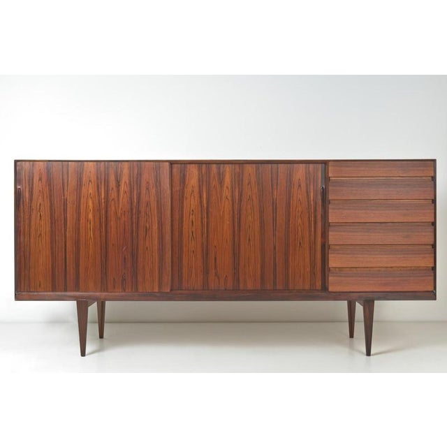 Highboard in Rosewood by Henry Rosengren Hansen for Brande Møbelindustri, Denmark, 1960s For Sale - Image 5 of 18