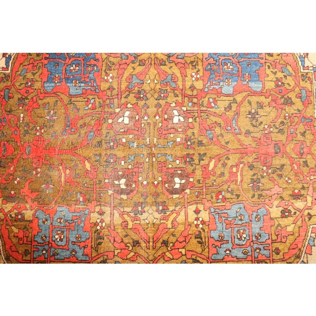 Late 19th Century Beautiful Antique Sarouk Ferehan Rug no. 10950 For Sale - Image 5 of 6