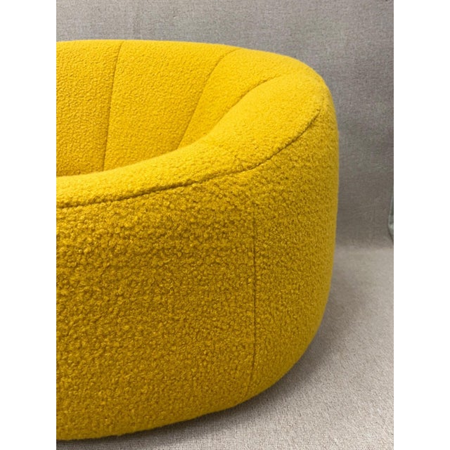 Textile Yellow Pumpkin 3-Seater Sofa by Pierre Paulin for Ligne Roset For Sale - Image 7 of 18