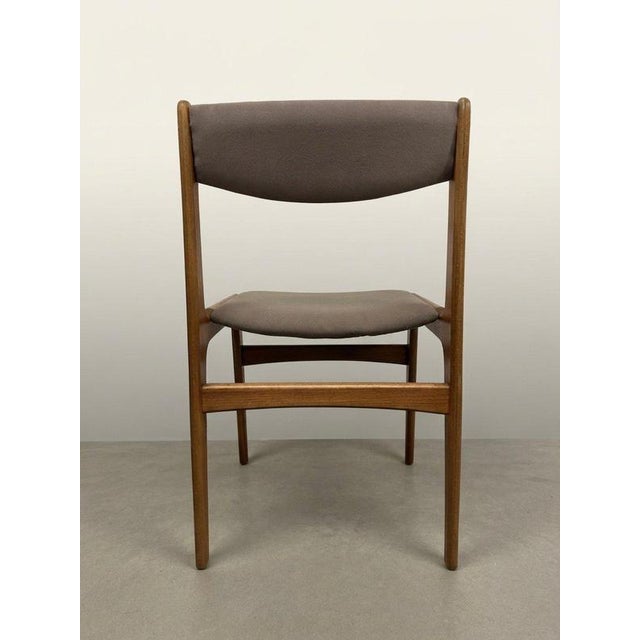 1950s Mid-Century Danish Teak Dining Chairs attributed to Erik Buch, 1950s, Set of 6 For Sale - Image 5 of 9