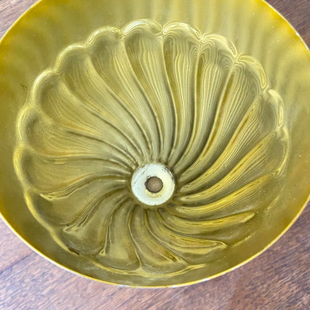 1970s Vintage Brass Trophy Urn on Base For Sale - Image 5 of 11