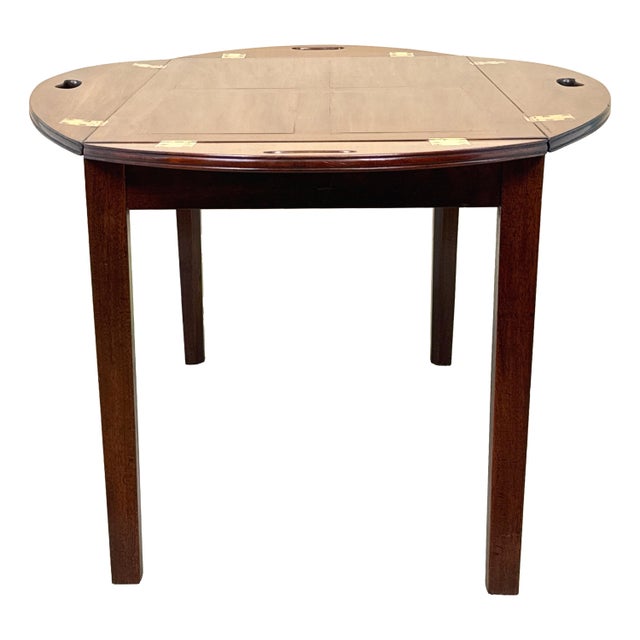 Oval Mahogany Butler's Tray on Stand, 1790s For Sale - Image 4 of 15