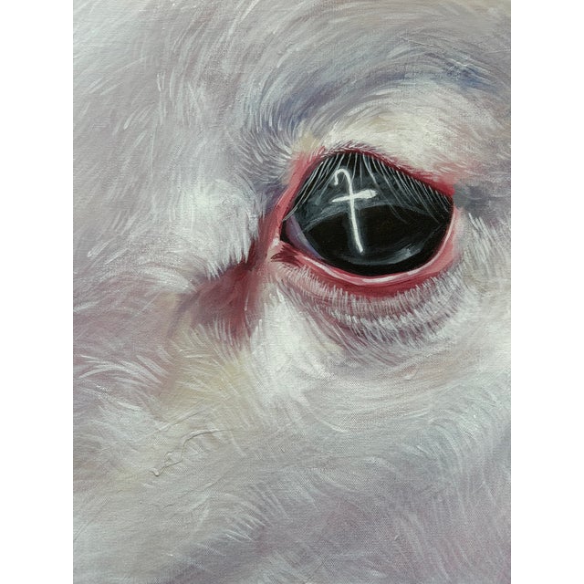 2020s Comfort Me, Acrylic on Canvas, Felix Abcede (2024) For Sale - Image 5 of 5