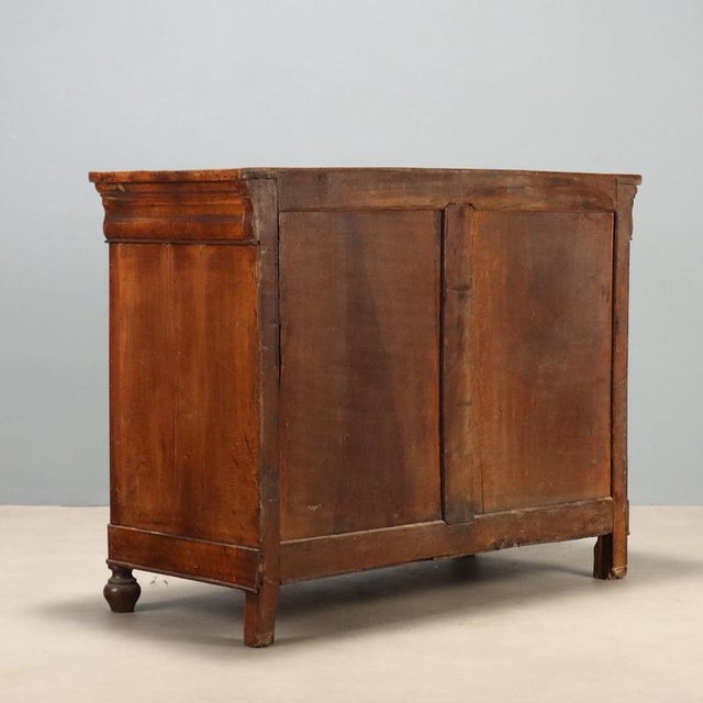19th Century Louis Philippe Walnut Chest of Drawers, Italy For Sale - Image 11 of 12