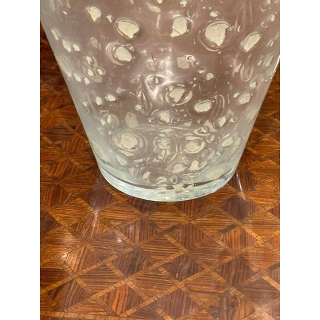 Glass Vintage Murano Glass Vase For Sale - Image 7 of 7