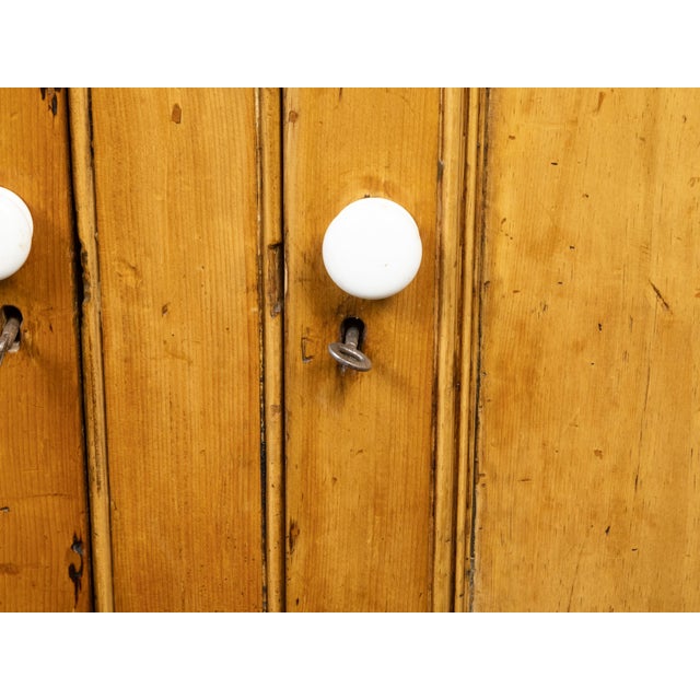 French 19th Century Pine Buffet with Two Doors and Carved Ogee Bracket Feet For Sale - Image 11 of 11