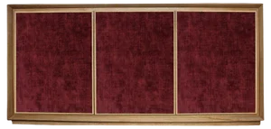 Dark Red Velvet Sideboard by Mascia Meccani for Meccani Design, 2023