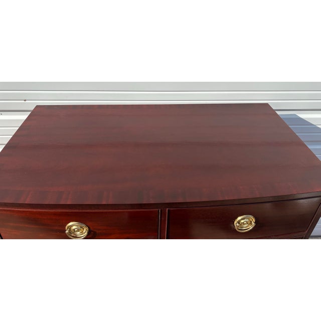 1990s 1990s Baker Furniture Mahogany Chest of Drawers For Sale - Image 5 of 11
