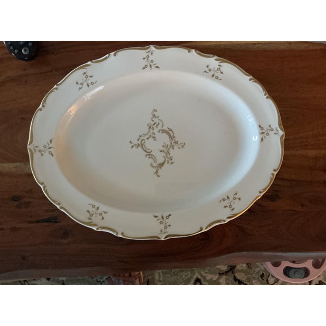 Ceramic Royal Doulton’s Monteigne 16” Serving Platter For Sale - Image 7 of 10
