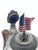 RARE Elevate your Stein collection with this incredibly RARE Westerwald Stars and Stripes Beer Stein! Titled and displayed...