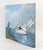 Oil on canvas, Sea, Wind, Returning Sailboat