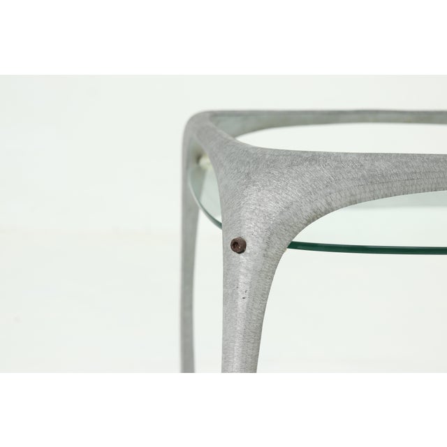 1970s Italian Cast Aluminium Cube Bar Trolley by Lorenzo Burchiellaro, 1970s For Sale - Image 5 of 11