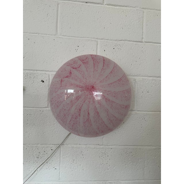 Pink Murano Glass Wall Lamp from La Murrina, 1980s For Sale - Image 10 of 11
