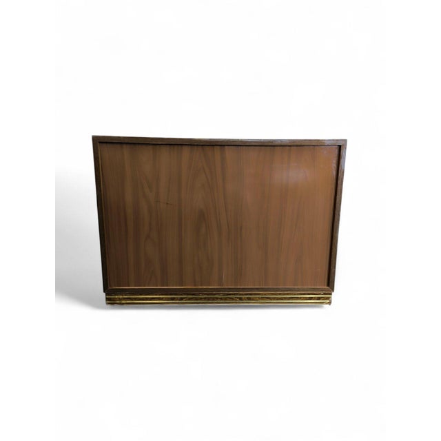 Chest of Drawers in Elm Burl and Brass by Gaggioli, 1970 For Sale - Image 10 of 18