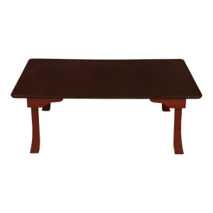 Low Asian Hardwood High Gloss Coffee Table