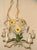 Vintage French Italian Tole Metal Painted Daisy Chandelier For Sale In New York - Image 6 of 9