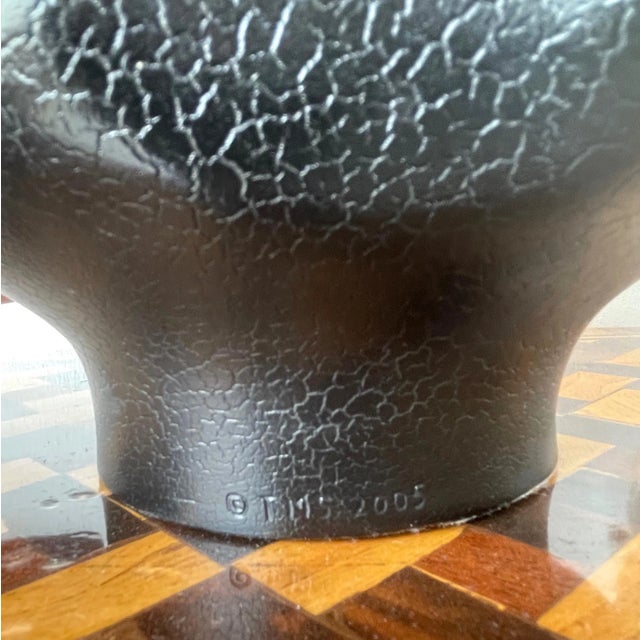 Contemporary Vintage Perpetual Face Vases by Tms in the Style of Fornasetti For Sale - Image 3 of 4