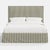 Transitional Stoffer Home x Cloth & Company Maura Slipcover Bed in Jane Stripe Laurel - California King For Sale - Image 3 of 6