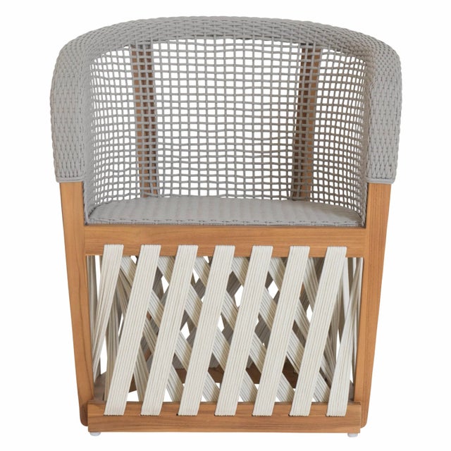 Inspired by traditional Mexican equipale chairs, the Sonora has a teak frame with marine grade rope making it fully...