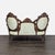 1980s Hausske-Harlen 1981 Rococo Revival Carved Wood & Gilt Triple-Back Loveseat For Sale - Image 5 of 8