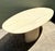 Contemporary Vintage Italian Travertine Oval Dining Table For Sale - Image 3 of 12