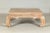 This vintage square coffee table showcases the timeless elegance of Asian design with its distinctive chow legs and...