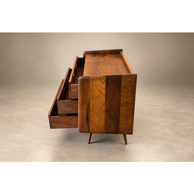 Brazilian Modern Imbuia Chest of Drawers by Móveis Cimo, Brazil, 1950s For Sale - Image 15 of 18