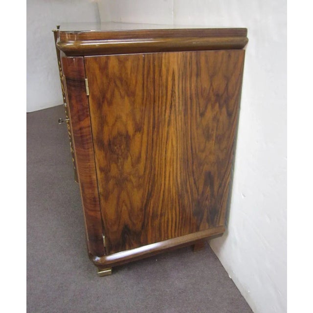 Brown 1940s Palisander Art Deco Jules Leleu Sideboard For Sale - Image 8 of 13