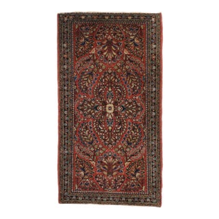Antique Persian Sarouk Rug, 02'02 X 04'00 For Sale