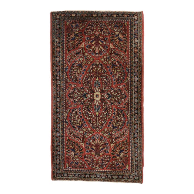 Antique Persian Sarouk Rug, 02'02 X 04'00 For Sale