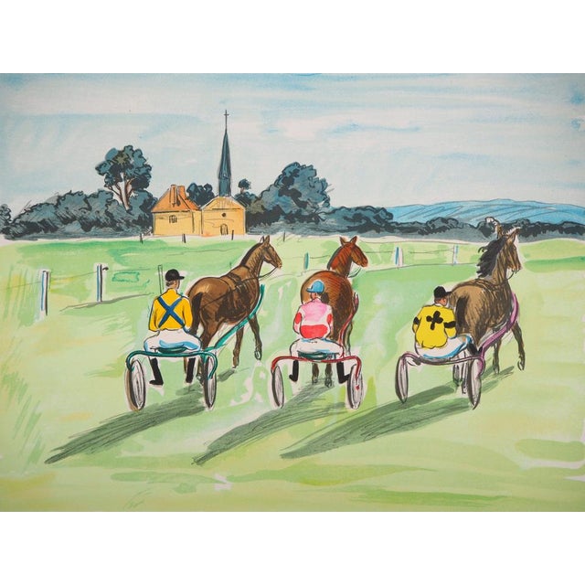 Yves Brayer (1907-1990) The Trotters Original color lithograph Signed in pencil Limited edition of 250 (this is number...