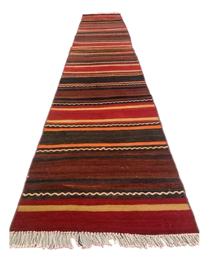 Vintage Turkish Kilim Runner Rug